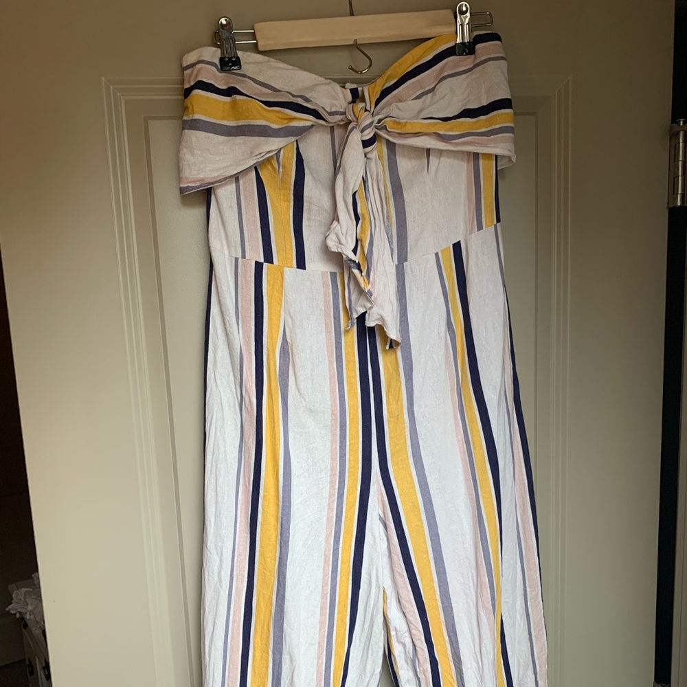 Striped romper